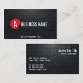 Carte de visite de l'entrepreneur de ciment en aci (Devant / Derrière)