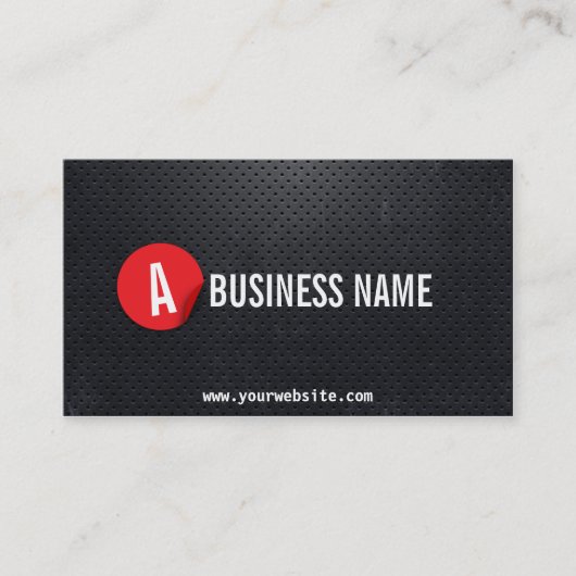 Carte de visite de l'entrepreneur de ciment en aci (Devant)