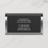 Carte de visite de l'entrepreneur en ciment de car (Dos)