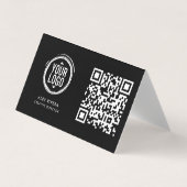 Carte de visite de l'entrepreneur moderne avec log (Devant)