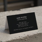 Carte de visite de l'entrepreneur moderne avec log