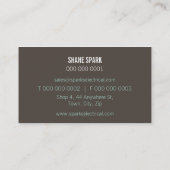 CARTE DE VISITE de l'entreprise :: bold block 9L (Dos)