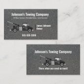 Carte de visite de l'entreprise de camion-remorque (Devant / Derrière)