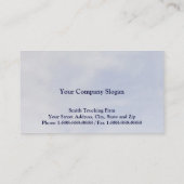 Carte de visite de l'entreprise de camionnage de c (Dos)