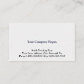 Carte de visite de l'entreprise de camionnage de c (Dos)