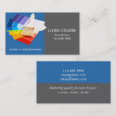 Carte de visite de l'entreprise de peinture profes (Devant / Derrière)