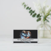 Carte de visite de l'entreprise de services de sou (Debout devant)