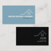 Carte de visite de l'entreprise de toiture (Devant / Derrière)