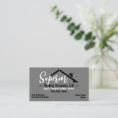 Carte de visite de l'entreprise de toiture (Debout devant)