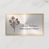 Carte de visite de l'entreprise Silver & Gold Flor (Devant)