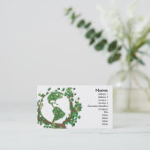 Carte de visite de l'environnement d'arbre du (Debout devant)