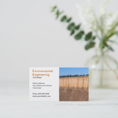 Carte de visite de l'environnement d'ingénierie (Debout devant)