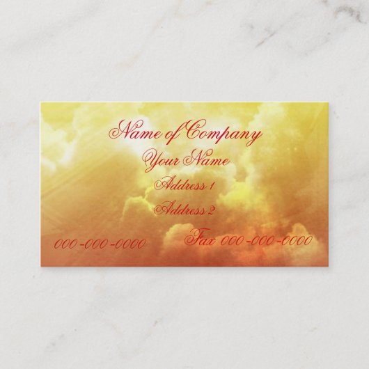 Carte de visite de l'esprit de la nature (Devant)