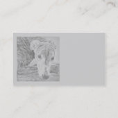 Carte de visite de lévrier de "as" - (Dos)