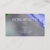 Carte de visite de l'Hibiscus bleu de Reiki (Dos)