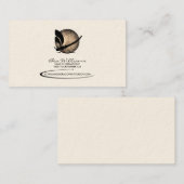 Carte de visite de libellule (avec le contexte de (Devant / Derrière)