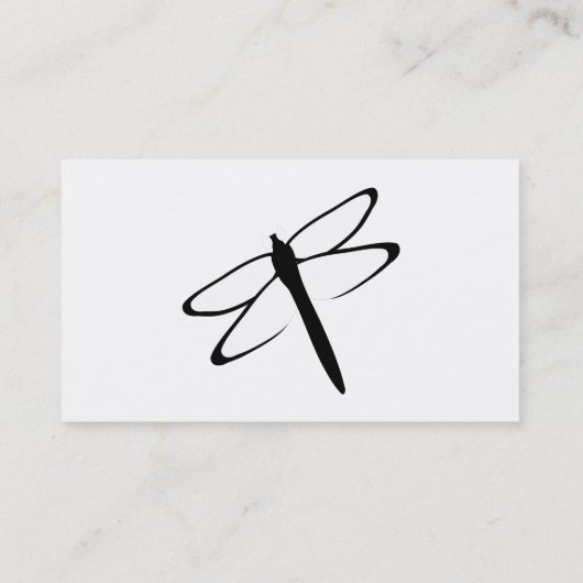 Carte de visite de libellules (Dos)