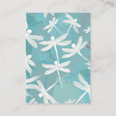 Carte de visite de libellules (Dos)