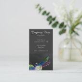 Carte de visite de libellules à bijoux (Debout devant)