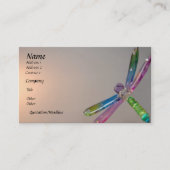 Carte de visite de libellules flottantes (Devant)