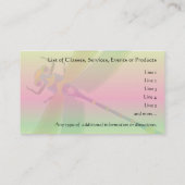 Carte de visite de libellules - Modèle interactif (Dos)