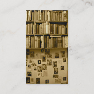 Carte de visite de librairie