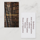 Carte de visite de librairie (Devant / Derrière)