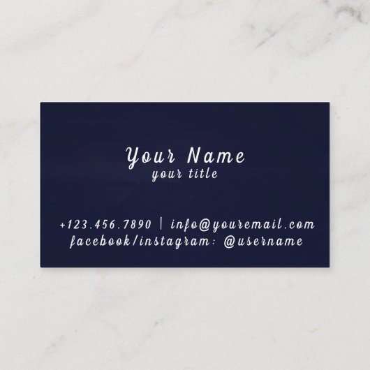 Carte de visite de lignes Neon (Dos)