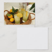 Carte de visite de limonade (Devant / Derrière)