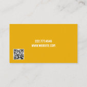 Carte de visite de l'indicateur (Dos)