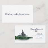 Carte de visite de l'indicateur (Devant / Derrière)