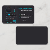 carte de visite de l'ingénieur audio (Devant / Derrière)