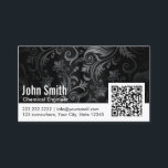 Carte de visite de l'ingénieur chimique du code QR<br><div class="desc">Carte de visite de l'ingénieur chimique de code QR de l'ornement.</div>