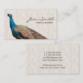 Carte de visite de l'ingénieur chimiste Classy Pea (Devant / Derrière)