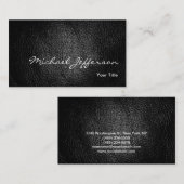 Carte de visite de l'ingénieur-consultant en matiè (Devant / Derrière)