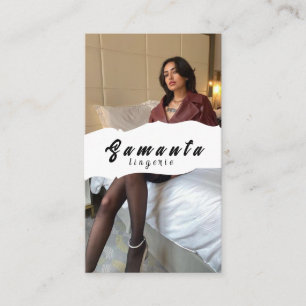 Carte de visite de lingerie