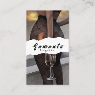 Carte de visite de lingerie