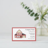 Carte de visite de l'inspecteur à domicile (Debout devant)