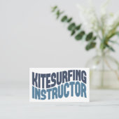Carte de visite de l'instructeur de kitesurf (Debout devant)