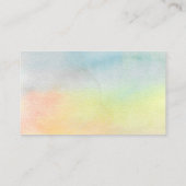 Carte de visite de l'instructeur de Yoga de tourne (Dos)