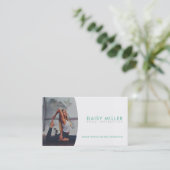 Carte de visite de l'instructeur de yoga Slogans (Debout devant)