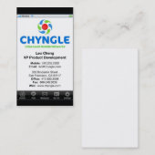 Carte de visite de Lion (Devant / Derrière)