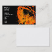 Carte de visite de lion du feu (Devant / Derrière)