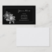 Carte de visite de lis (Devant / Derrière)