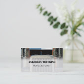 Carte de visite de livraison de semi-camions (Debout devant)