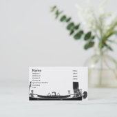 Carte de visite de livre de romancier d'auteur de (Debout devant)