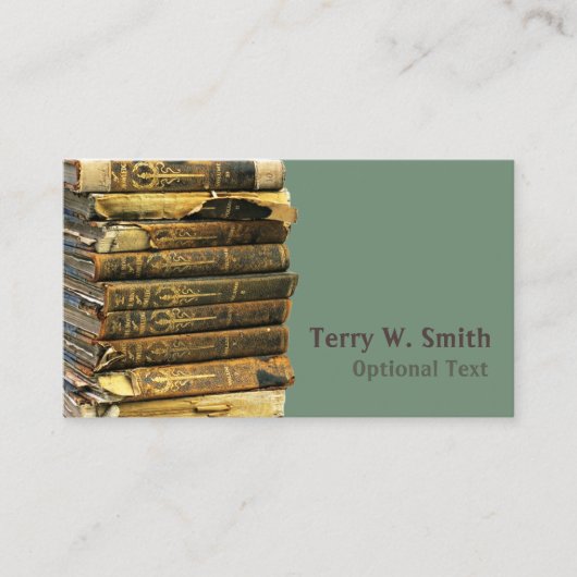 Carte de visite de livres (Devant)