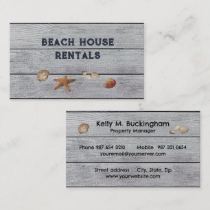 Carte de visite de location Beach House