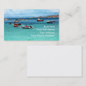 Carte de visite de location de bateau (Devant / Derrière)