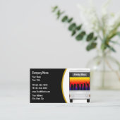 Carte de visite de location de bus de fête (Debout devant)